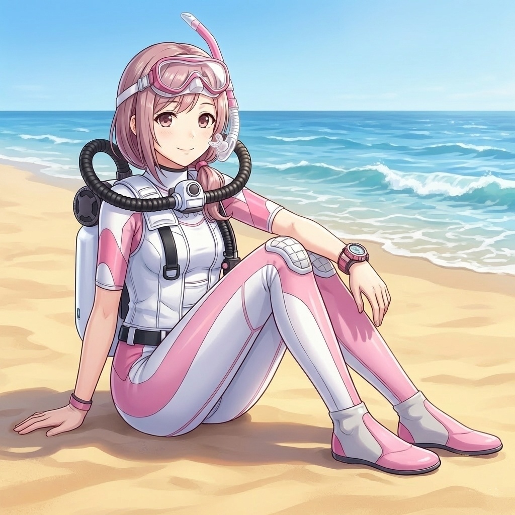 潜水女子 Vol.7 FIENO-GEAR+SAS-WetSuit【水中を泳ぐ女性の美】 Diving Girls Vol.7 - FIENO-GEAR+SAS-WetSuit【The Beauty of Women Swimming Underwater】