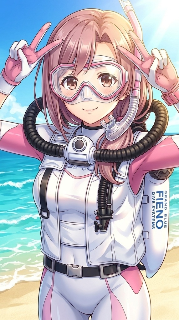 潜水女子 Vol.7 FIENO-GEAR+SAS-WetSuit【水中を泳ぐ女性の美】 Diving Girls Vol.7 - FIENO-GEAR+SAS-WetSuit【The Beauty of Women Swimming Underwater】