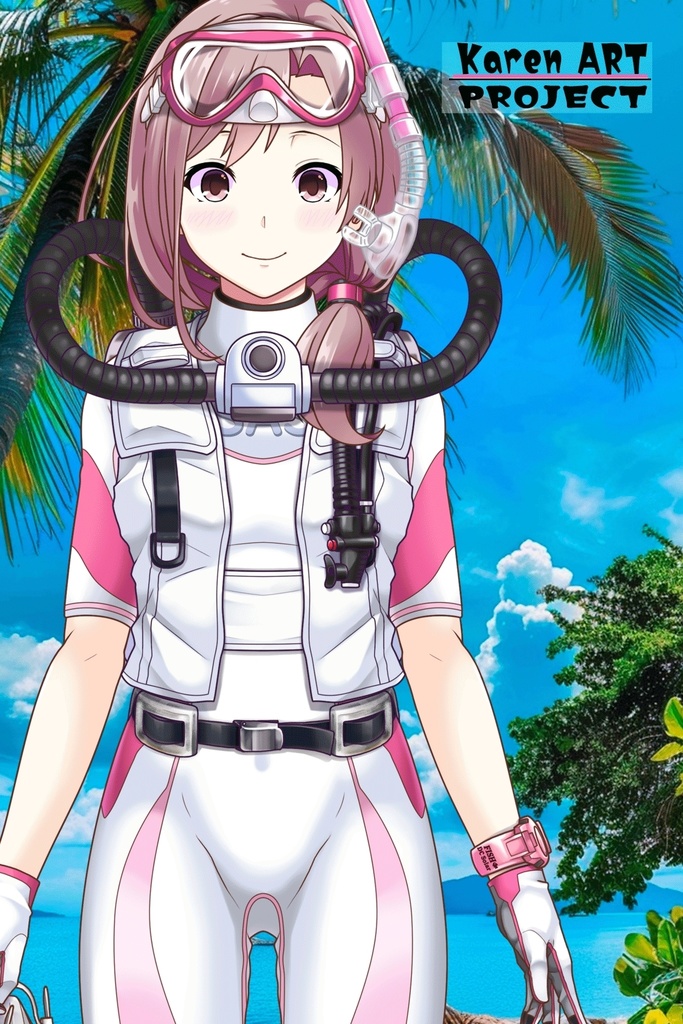 潜水女子 Vol.7 FIENO-GEAR+SAS-WetSuit【水中を泳ぐ女性の美】 Diving Girls Vol.7 - FIENO-GEAR+SAS-WetSuit【The Beauty of Women Swimming Underwater】