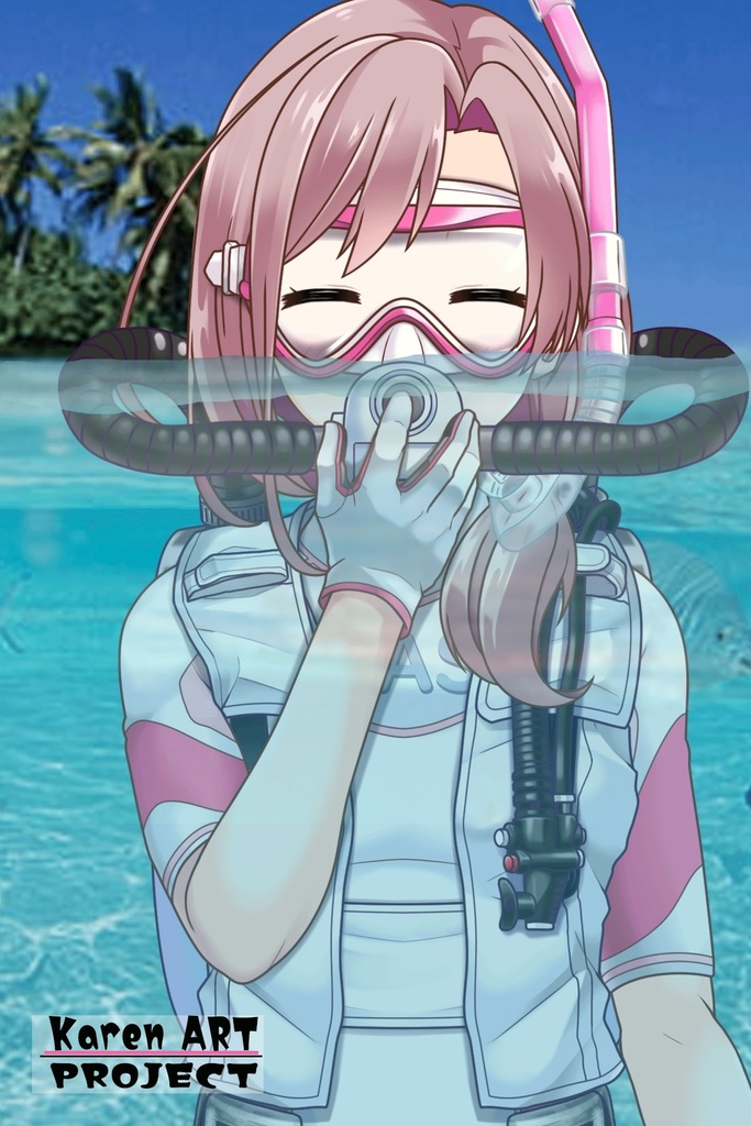 潜水女子 Vol.7 FIENO-GEAR+SAS-WetSuit【水中を泳ぐ女性の美】 Diving Girls Vol.7 - FIENO-GEAR+SAS-WetSuit【The Beauty of Women Swimming Underwater】