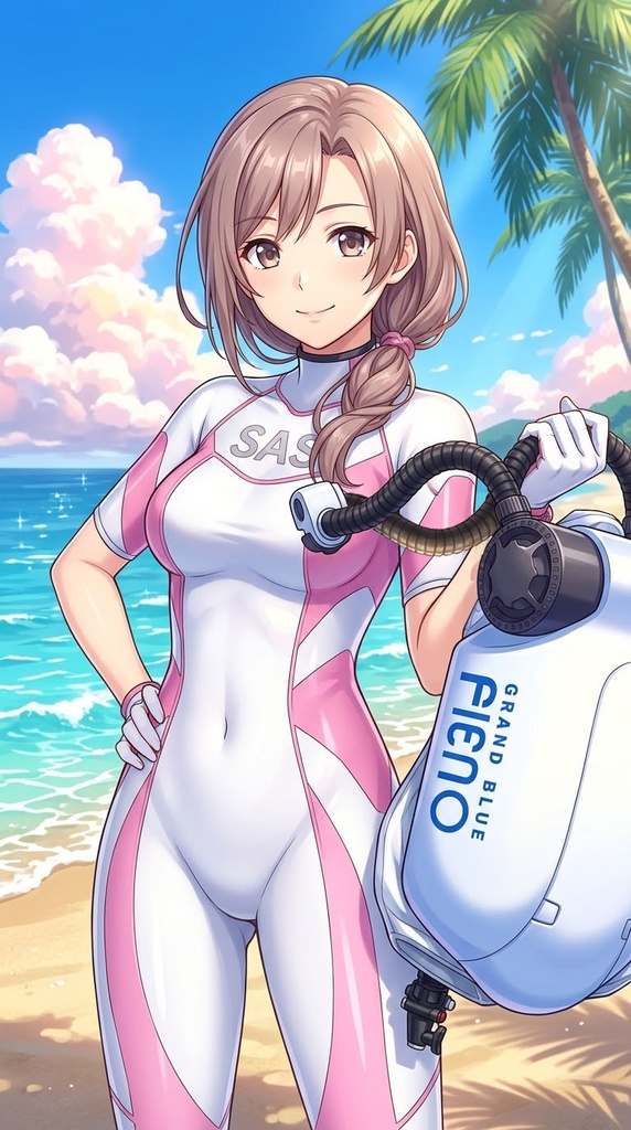 潜水女子 Vol.7 FIENO-GEAR+SAS-WetSuit【水中を泳ぐ女性の美】 Diving Girls Vol.7 - FIENO-GEAR+SAS-WetSuit【The Beauty of Women Swimming Underwater】