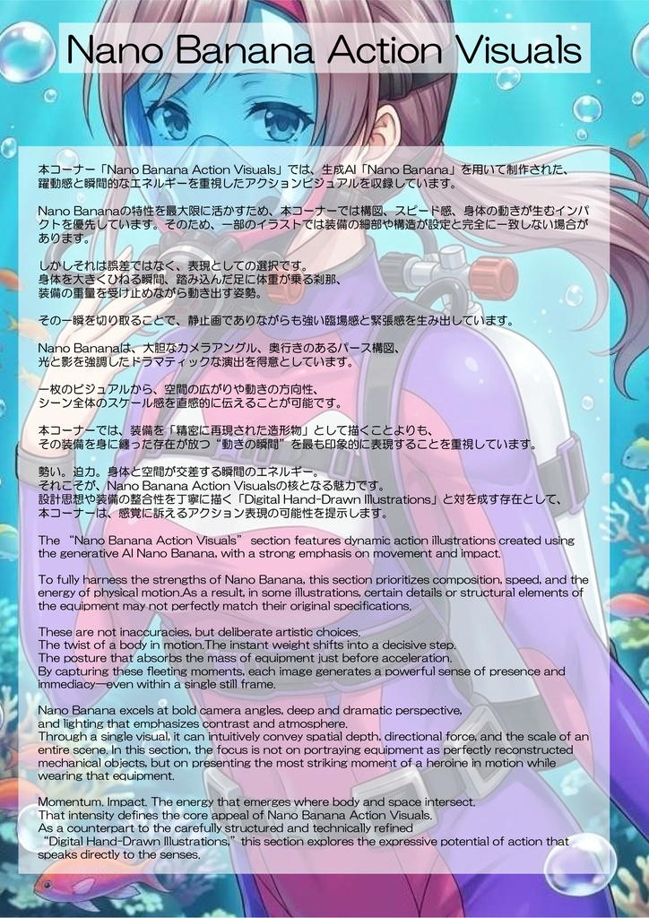 潜水女子 Vol.8 Full Face Mask-Diving GEAR【水中を泳ぐ女性の美】 Diving Girls Vol.8 - Full Face Mask-Diving GEAR【The Beauty of Women Swimming Underwater】