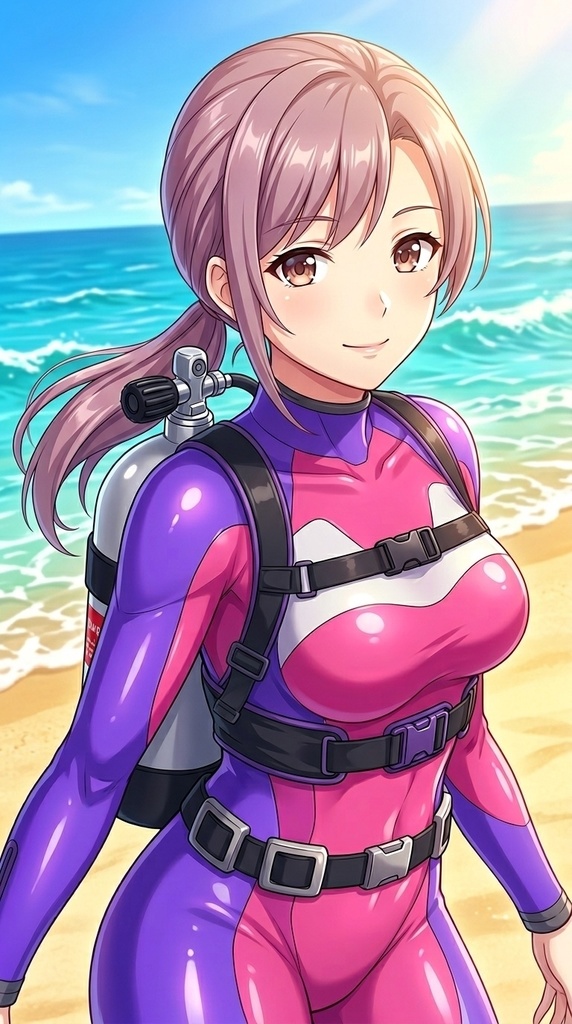 潜水女子 Vol.8 Full Face Mask-Diving GEAR【水中を泳ぐ女性の美】 Diving Girls Vol.8 - Full Face Mask-Diving GEAR【The Beauty of Women Swimming Underwater】