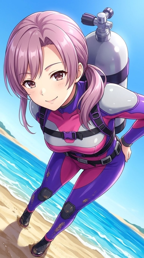 潜水女子 Vol.8 Full Face Mask-Diving GEAR【水中を泳ぐ女性の美】 Diving Girls Vol.8 - Full Face Mask-Diving GEAR【The Beauty of Women Swimming Underwater】