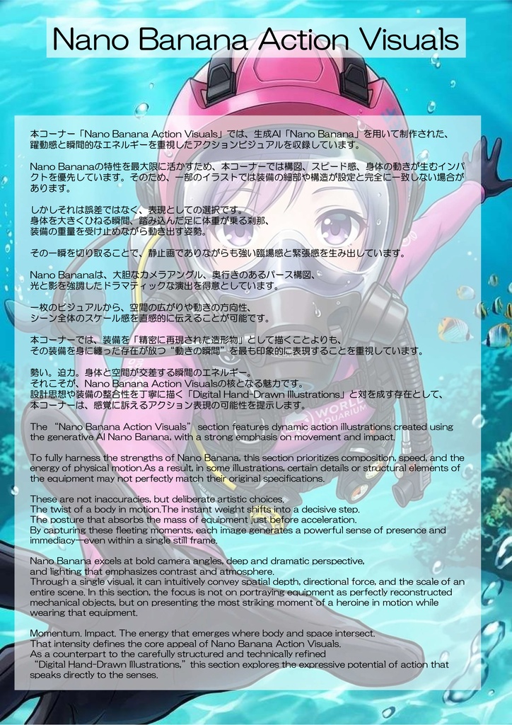 潜水女子 Vol.9 OCEAN REEF Full Face Mask-Diving GEAR【水中を泳ぐ女性の美】 Diving Girls Vol.9 - OCEAN REEF Full Face Mask-Diving GEAR【The Beauty of Women Swimming Underwater】