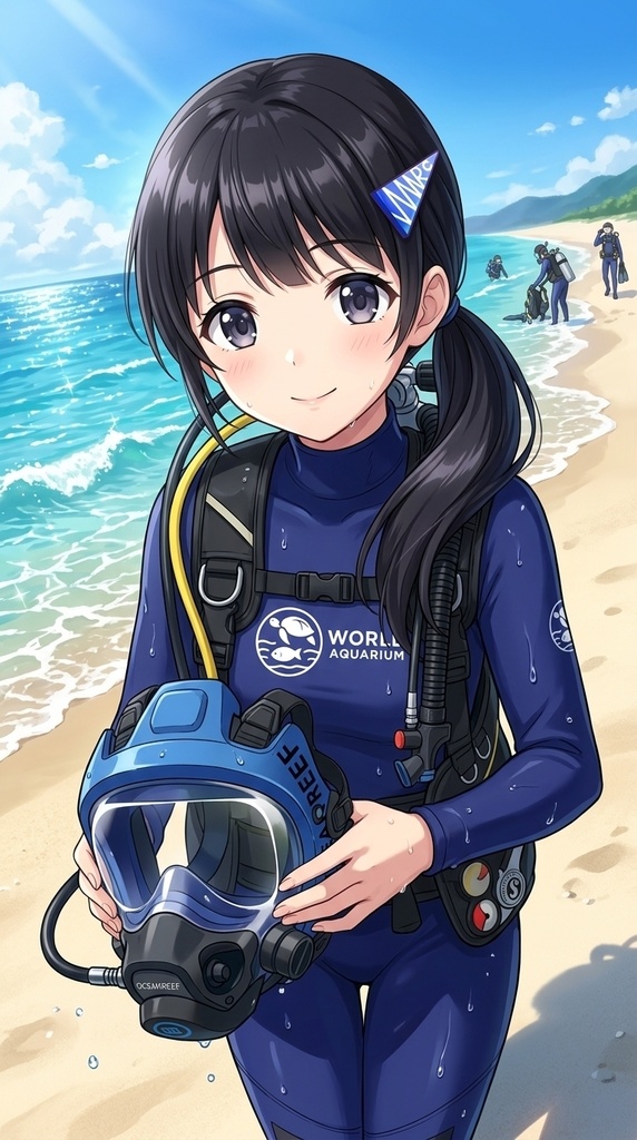 潜水女子 Vol.10 OCEAN REEF Full Face Mask-Diving GEAR【水中を泳ぐ女性の美】 Diving Girls Vol.10 - OCEAN REEF Full Face Mask-Diving GEAR【The Beauty of Women Swimming Underwater】