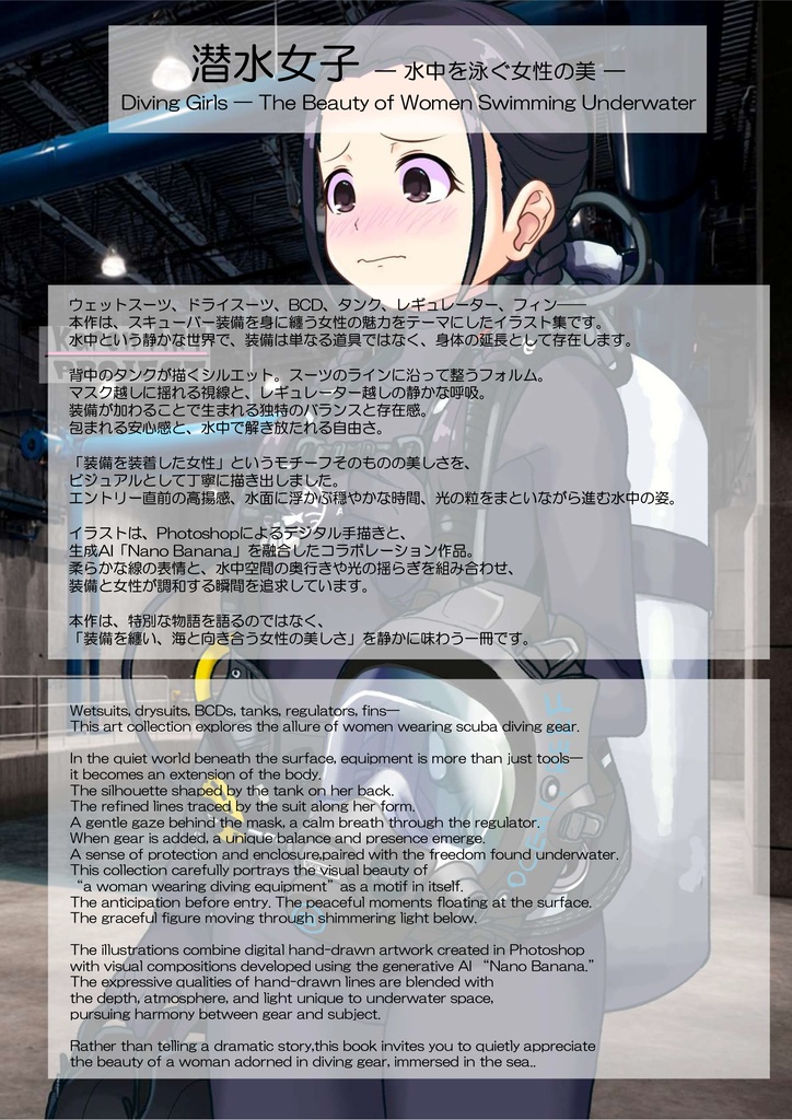 潜水女子 Vol.11 OCEAN REEF Full Face Mask-Diving GEAR【水中を泳ぐ女性の美】 Diving Girls Vol.11 - OCEAN REEF Full Face Mask-Diving GEAR【The Beauty of Women Swimming Underwater】