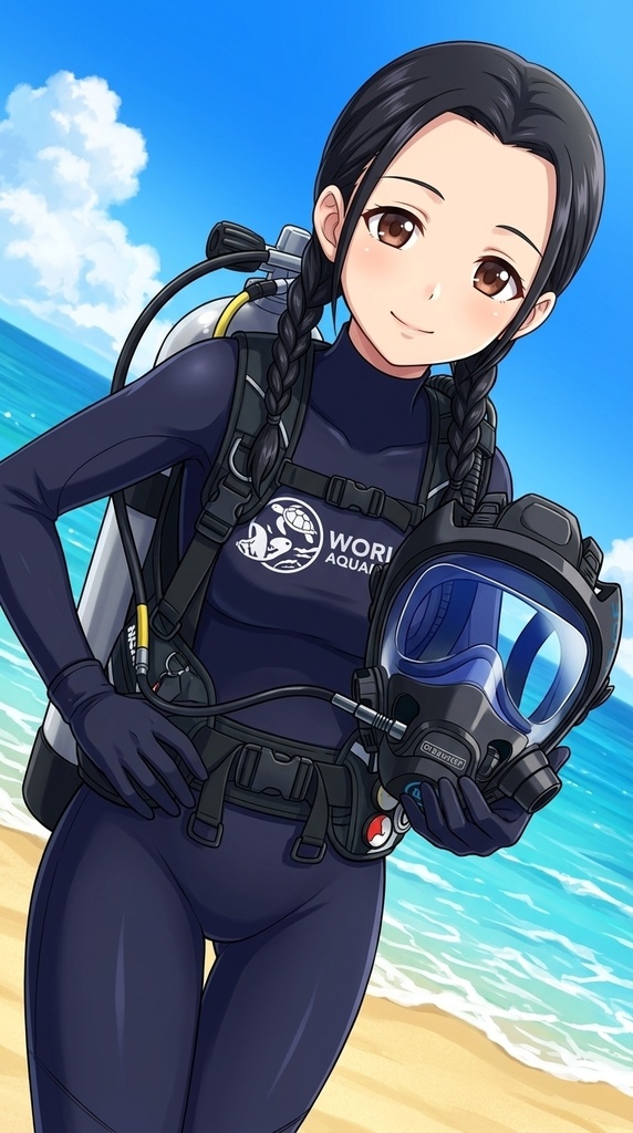 潜水女子 Vol.11 OCEAN REEF Full Face Mask-Diving GEAR【水中を泳ぐ女性の美】 Diving Girls Vol.11 - OCEAN REEF Full Face Mask-Diving GEAR【The Beauty of Women Swimming Underwater】