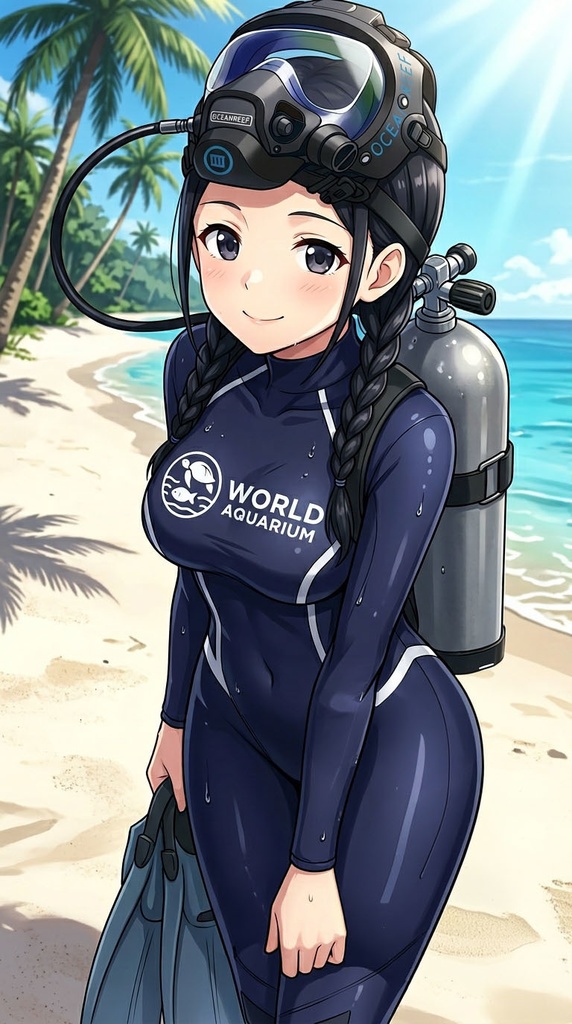 潜水女子 Vol.11 OCEAN REEF Full Face Mask-Diving GEAR【水中を泳ぐ女性の美】 Diving Girls Vol.11 - OCEAN REEF Full Face Mask-Diving GEAR【The Beauty of Women Swimming Underwater】