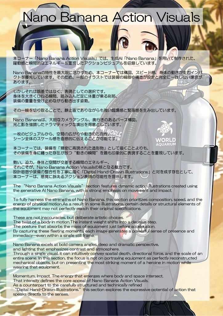 潜水女子 Vol.11 OCEAN REEF Full Face Mask-Diving GEAR【水中を泳ぐ女性の美】 Diving Girls Vol.11 - OCEAN REEF Full Face Mask-Diving GEAR【The Beauty of Women Swimming Underwater】