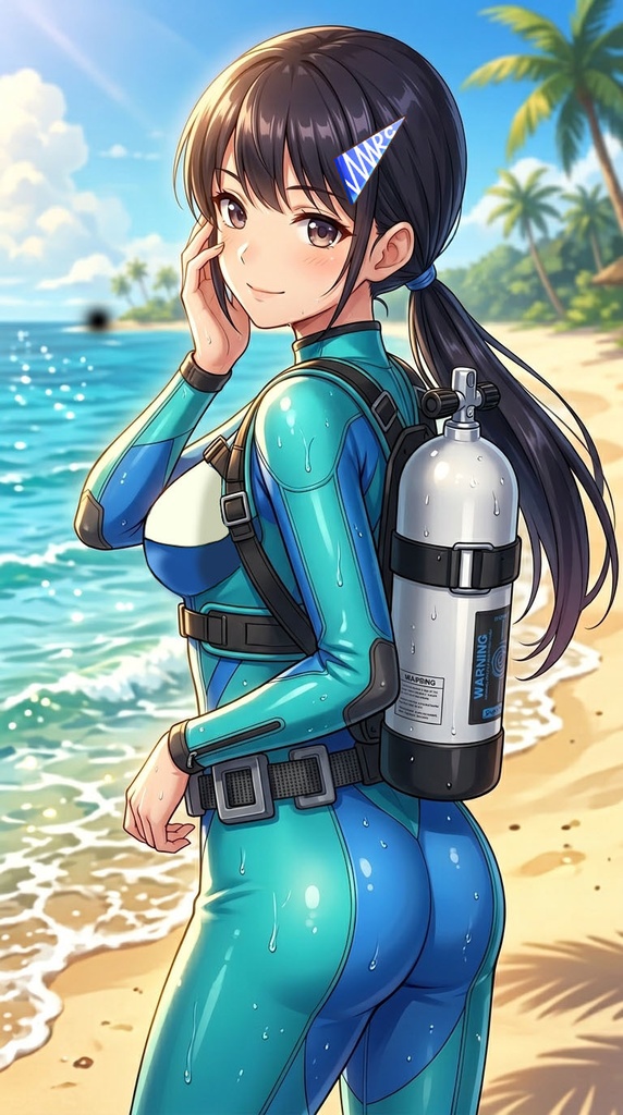 潜水女子 Vol.12 Full Face Mask-Diving GEAR【水中を泳ぐ女性の美】 Diving Girls Vol.12 - Full Face Mask-Diving GEAR【The Beauty of Women Swimming Underwater】