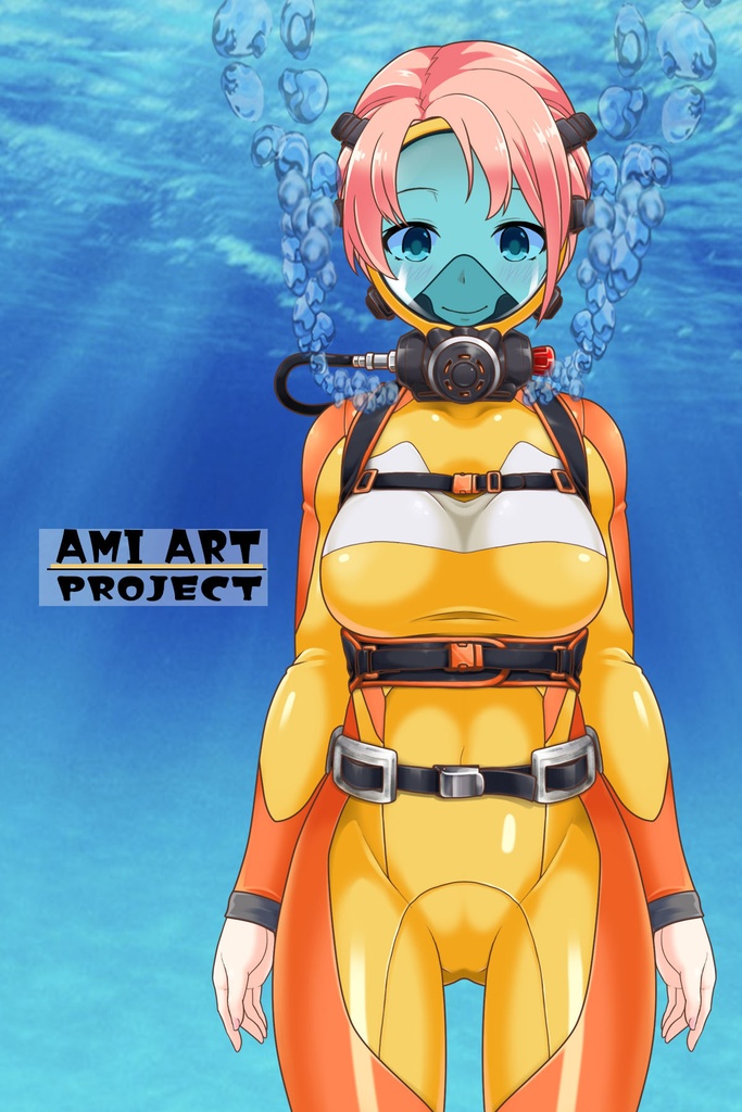 潜水女子 Vol.13 Full Face Mask-Diving GEAR【水中を泳ぐ女性の美】 Diving Girls Vol.13 - Full Face Mask-Diving GEAR【The Beauty of Women Swimming Underwater】