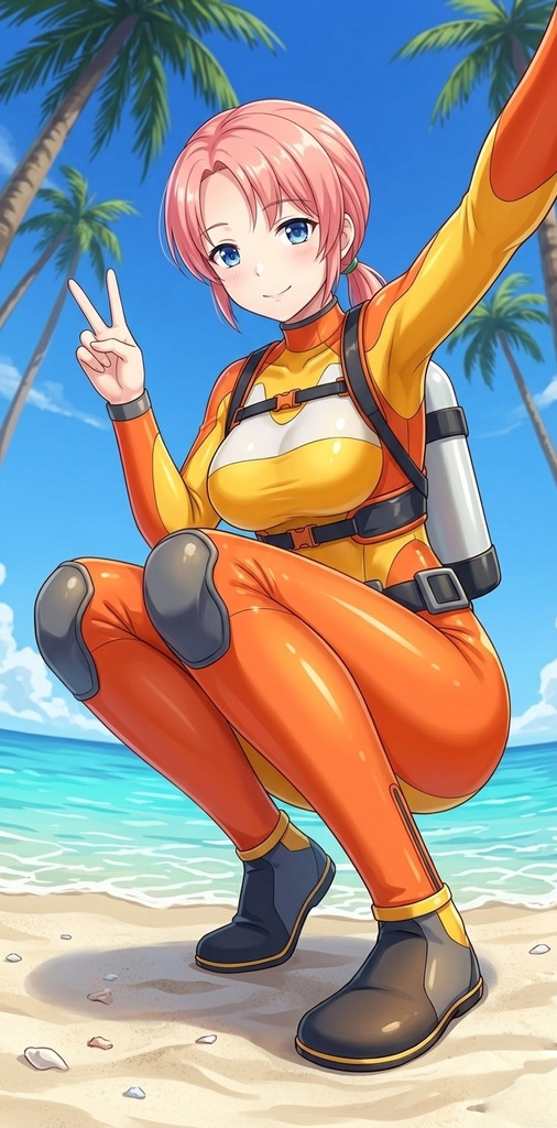 潜水女子 Vol.13 Full Face Mask-Diving GEAR【水中を泳ぐ女性の美】 Diving Girls Vol.13 - Full Face Mask-Diving GEAR【The Beauty of Women Swimming Underwater】