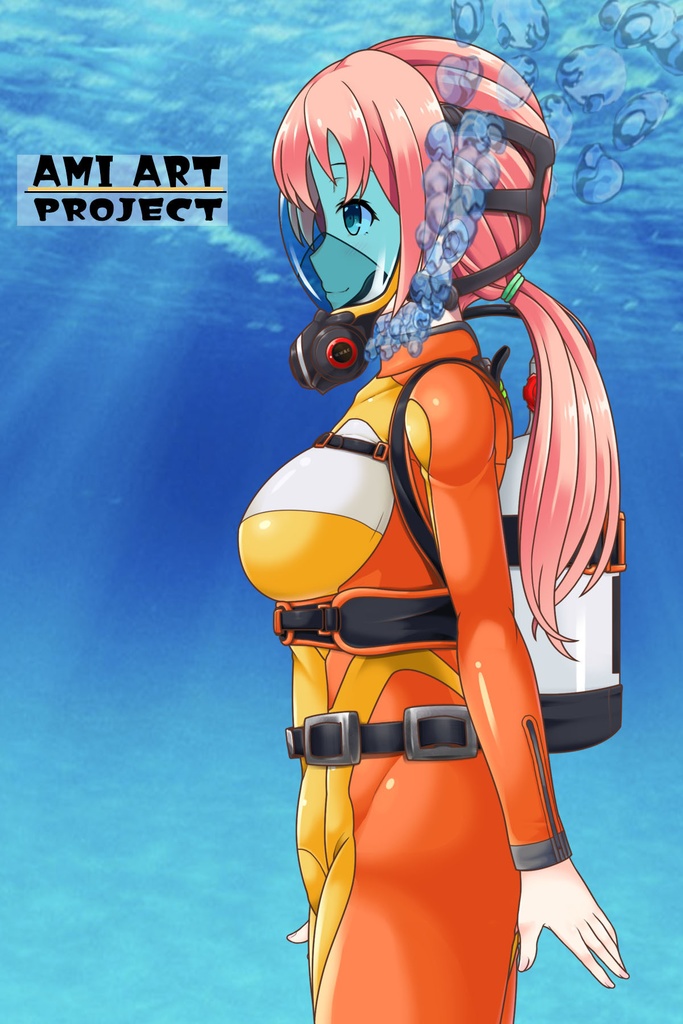 潜水女子 Vol.13 Full Face Mask-Diving GEAR【水中を泳ぐ女性の美】 Diving Girls Vol.13 - Full Face Mask-Diving GEAR【The Beauty of Women Swimming Underwater】