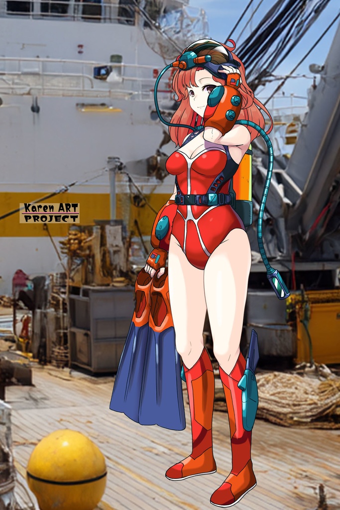 装備系女子 Vol.37 マリーン【タイタニックミステリー-蒼の戦慄-】 Gear-loving girls Vol.37 - Marine【Titanic Mystery: The Blue Tremor】