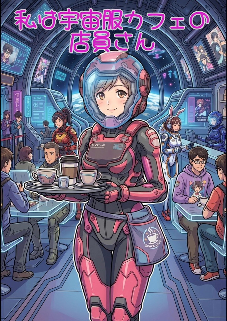 私は宇宙服カフェの店員さん【コミック版】使用画像集付き（BOOTH特典） I'm a waitress at the Space Suit Cafe [Comic Edition] Includes a collection of images (BOOTH bonus)　