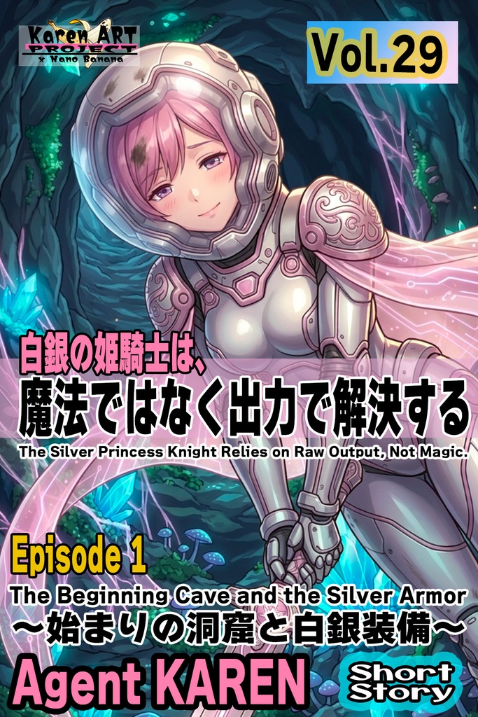 Agent Karen 小説Vol.29 白銀の姫騎士は、魔法ではなく出力で解決する Episode 1 Agent Karen Novel Vol.29 The Silver Princess Knight Solves Problems with Output, Not Magic Episode 1