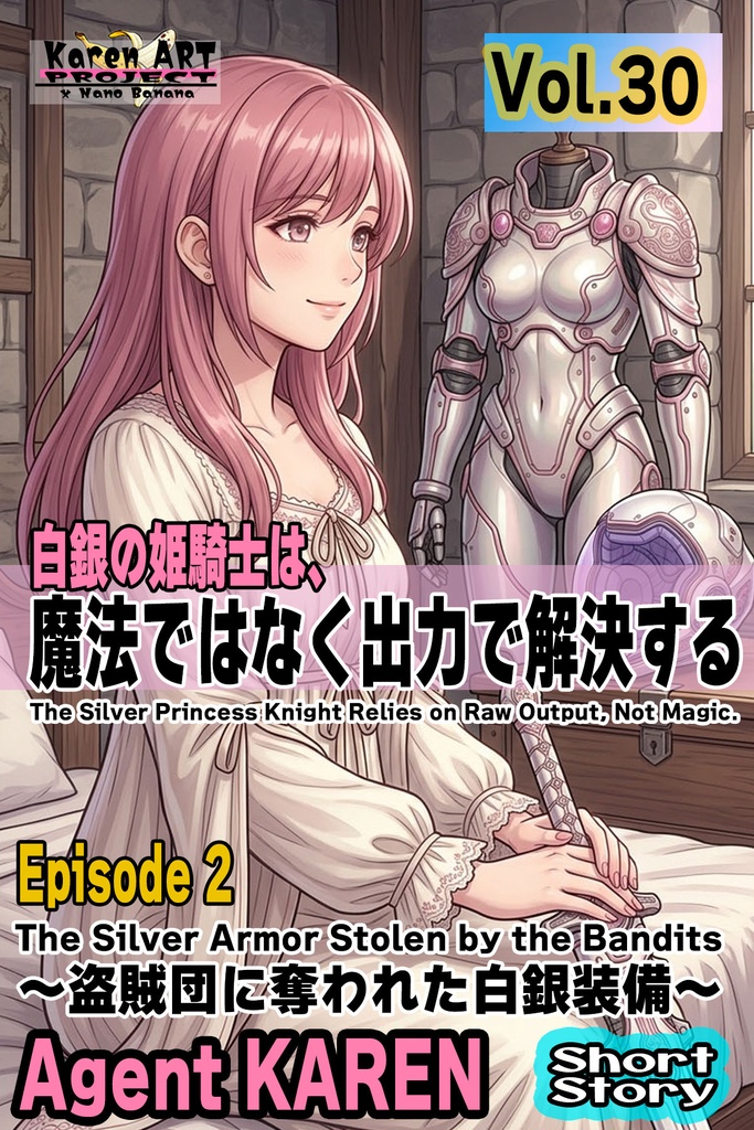 Agent Karen 小説Vol.30 白銀の姫騎士は、魔法ではなく出力で解決する Episode 2 Agent Karen Novel Vol.30 The Silver Princess Knight Solves Problems with Output, Not Magic Episode 2