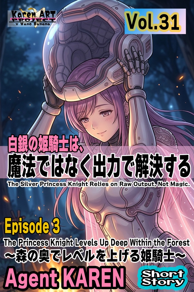 Agent Karen 小説Vol.31 白銀の姫騎士は、魔法ではなく出力で解決する Episode 3 Agent Karen Novel Vol.31 The Silver Princess Knight Solves Problems with Output, Not Magic Episode 3