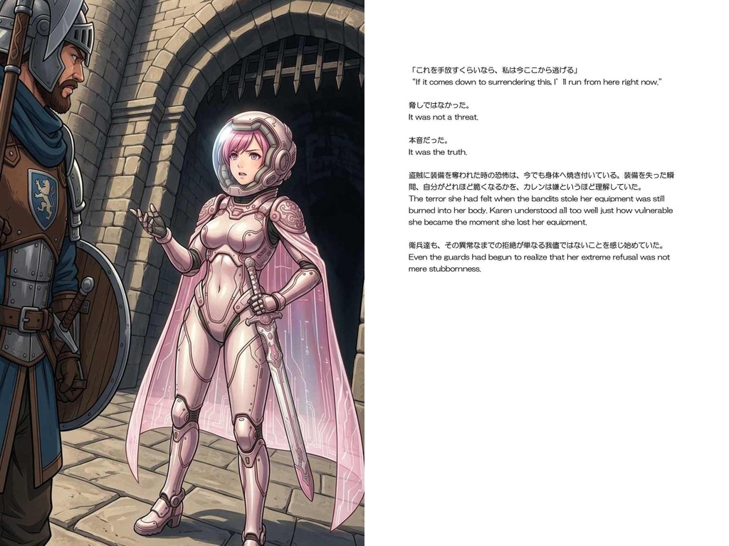 Agent Karen 小説Vol.32 白銀の姫騎士は、魔法ではなく出力で解決する Episode 4 Agent Karen Novel Vol.32 The Silver Princess Knight Solves Problems with Output, Not Magic Episode 4