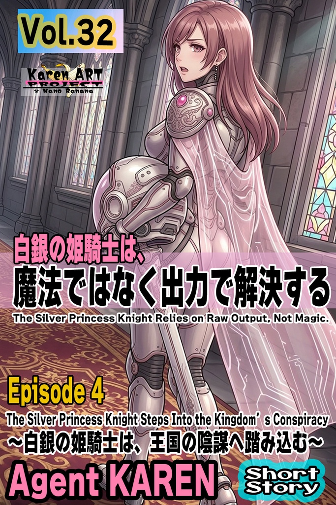 Agent Karen 小説Vol.32 白銀の姫騎士は、魔法ではなく出力で解決する Episode 4 Agent Karen Novel Vol.32 The Silver Princess Knight Solves Problems with Output, Not Magic Episode 4