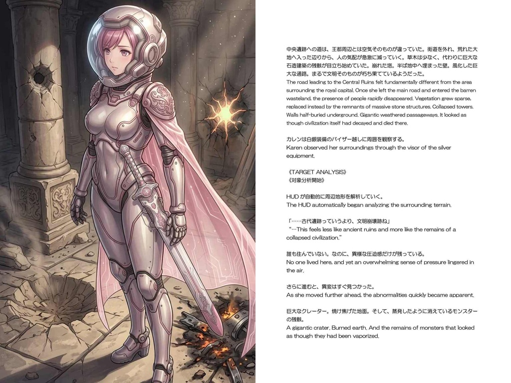 Agent Karen 小説Vol.32 白銀の姫騎士は、魔法ではなく出力で解決する Episode 4 Agent Karen Novel Vol.32 The Silver Princess Knight Solves Problems with Output, Not Magic Episode 4