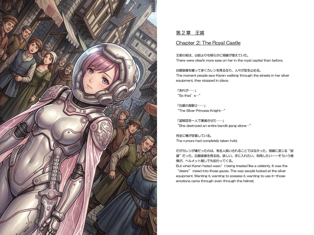Agent Karen 小説Vol.32 白銀の姫騎士は、魔法ではなく出力で解決する Episode 4 Agent Karen Novel Vol.32 The Silver Princess Knight Solves Problems with Output, Not Magic Episode 4