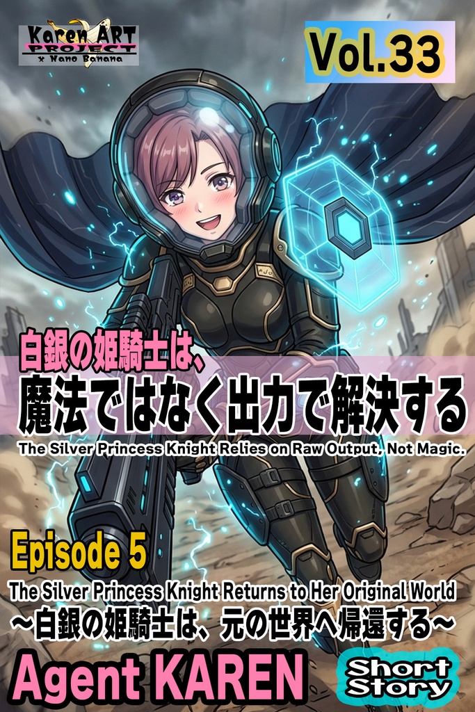 Agent Karen 小説Vol.33 白銀の姫騎士は、魔法ではなく出力で解決する Episode 5 Agent Karen Novel Vol.33 The Silver Princess Knight Solves Problems with Output, Not Magic Episode 5