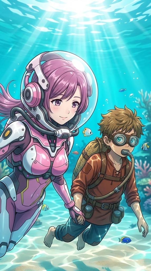 Agent Karen 小説Vol.34 異世界へ漂着した女潜水士、チート装備で海の便利屋を始めます Episode 1 Agent The Female Diver Washed Ashore in Another World Starts a Marine Handyman Business with Cheat Equipment Episode 1