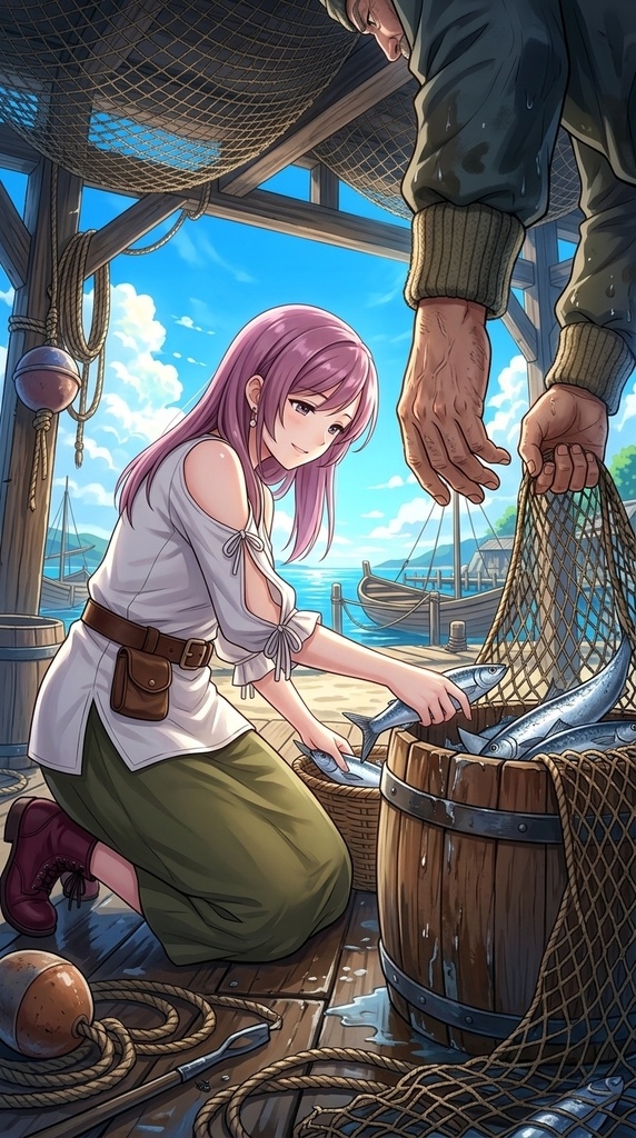 Agent Karen 小説Vol.35 異世界へ漂着した女潜水士、チート装備で海の便利屋を始めます Episode 2 The Female Diver Washed Ashore in Another World Starts a Marine Handyman Business with Cheat Equipment Episode 2