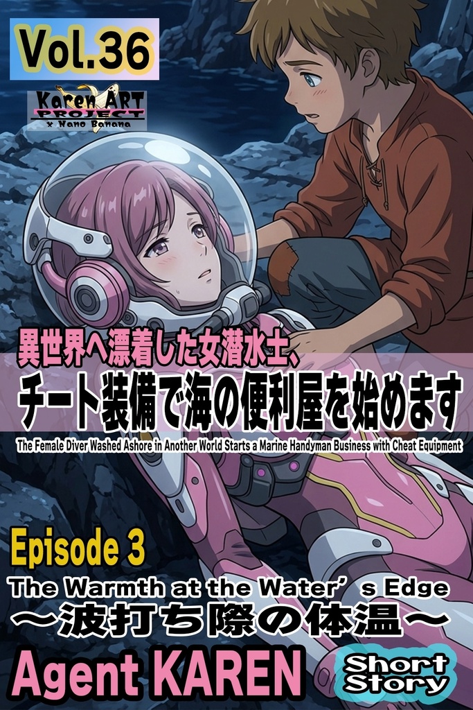 Agent Karen 小説Vol.36 異世界へ漂着した女潜水士、チート装備で海の便利屋を始めます Episode 3  The Female Diver Washed Ashore in Another World Starts a Marine Handyman Business with Cheat Equipment Episode 3