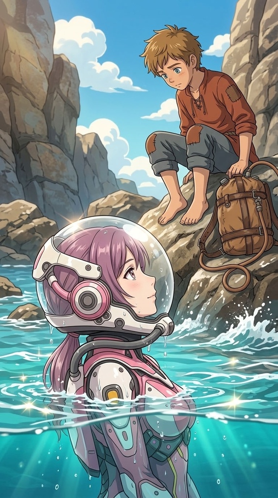 Agent Karen 小説Vol.37 異世界へ漂着した女潜水士、チート装備で海の便利屋を始めます Episode 4 The Female Diver Washed Ashore in Another World Starts a Marine Handyman Business with Cheat Equipment Episode 4
