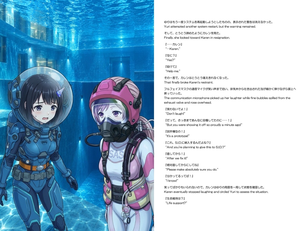 Agent Karen 小説Vol.40 カレンの休日 令嬢の邸宅と蒼い水底 Agent Karen Novel Vol.40 Karen’s Day Off — The Heiress’s Mansion and the Azure Depths