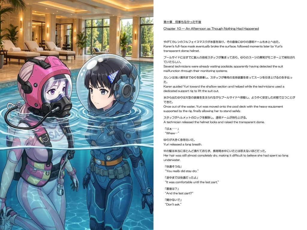 Agent Karen 小説Vol.40 カレンの休日 令嬢の邸宅と蒼い水底 Agent Karen Novel Vol.40 Karen’s Day Off — The Heiress’s Mansion and the Azure Depths