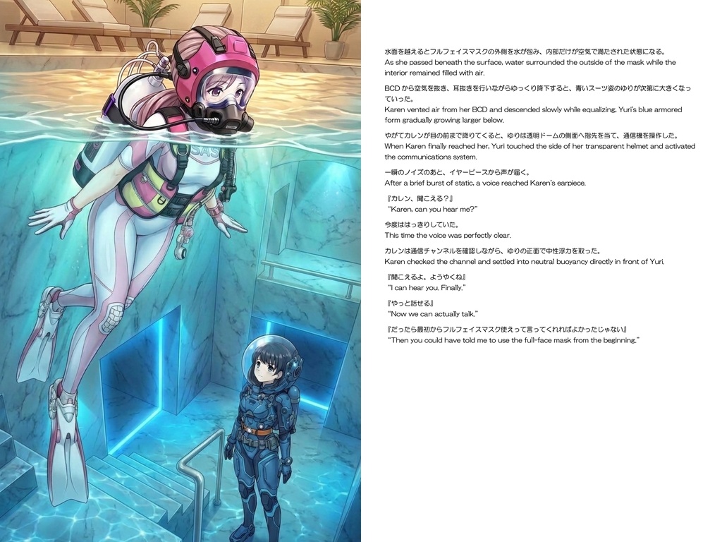 Agent Karen 小説Vol.40 カレンの休日 令嬢の邸宅と蒼い水底 Agent Karen Novel Vol.40 Karen’s Day Off — The Heiress’s Mansion and the Azure Depths