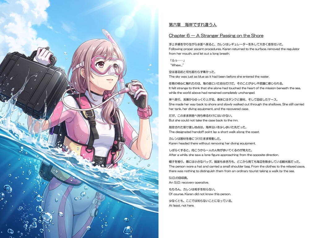 Agent Karen 小説Vol.41 カレンの休日-南の島と名もなき沈没船 Agent Karen Novel Vol.41Karen’s Day Off — The Southern Island and the Nameless Wreck