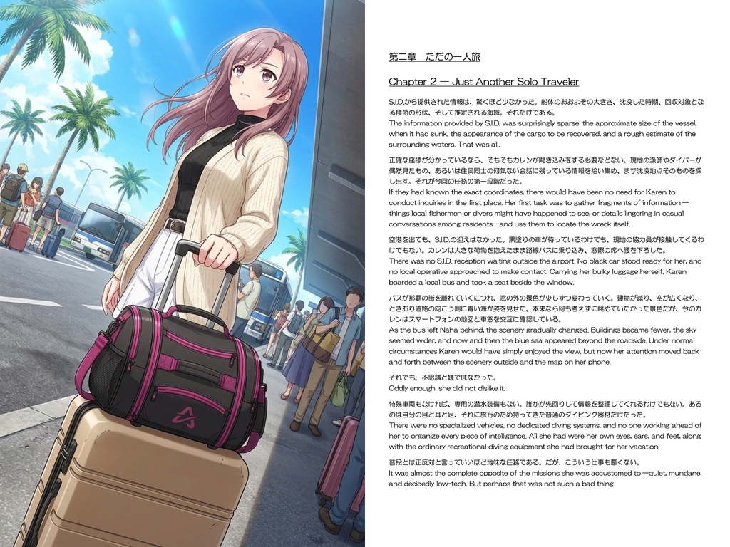 Agent Karen 小説Vol.41 カレンの休日-南の島と名もなき沈没船 Agent Karen Novel Vol.41Karen’s Day Off — The Southern Island and the Nameless Wreck