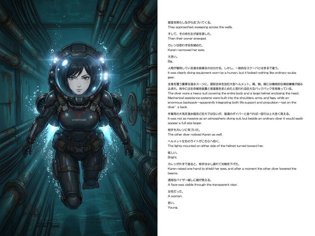 Agent Karen 小説Vol.42 カレンの任務―蒼海の競争者 Agent Karen Novel Vol.42 Karen’s Mission -Rival Beneath the Blue