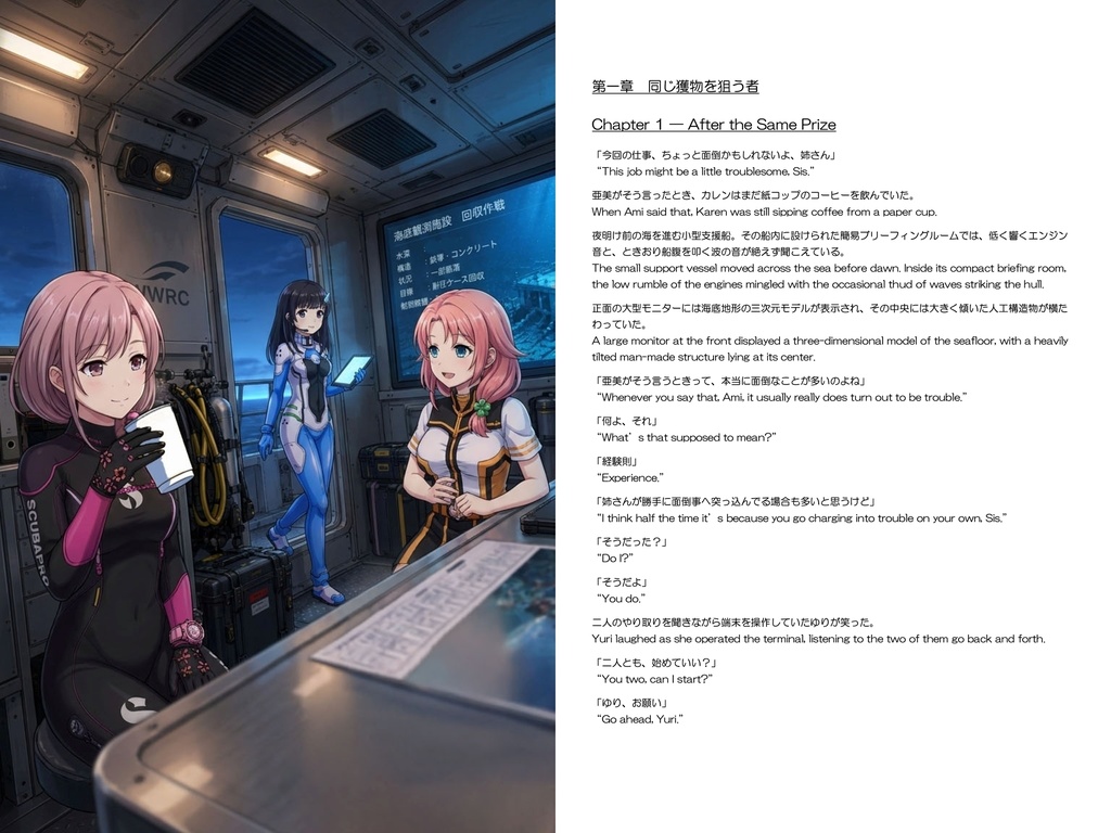Agent Karen 小説Vol.42 カレンの任務―蒼海の競争者 Agent Karen Novel Vol.42 Karen’s Mission -Rival Beneath the Blue