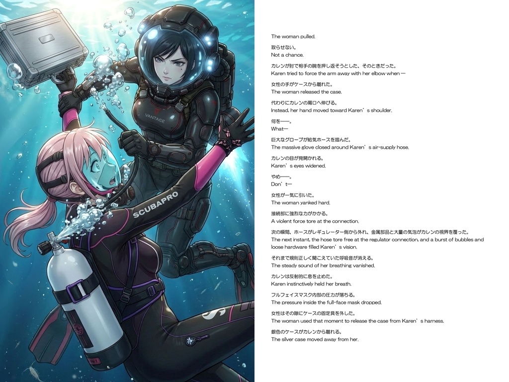 Agent Karen 小説Vol.42 カレンの任務―蒼海の競争者 Agent Karen Novel Vol.42 Karen’s Mission -Rival Beneath the Blue