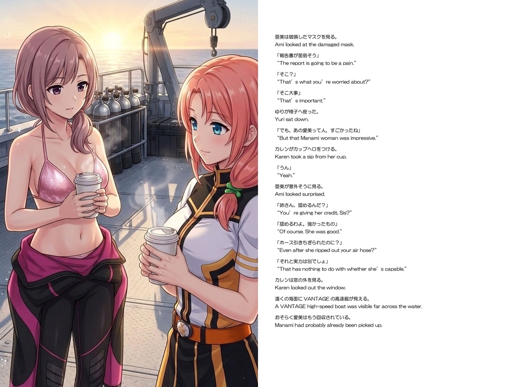 Agent Karen 小説Vol.42 カレンの任務―蒼海の競争者 Agent Karen Novel Vol.42 Karen’s Mission -Rival Beneath the Blue