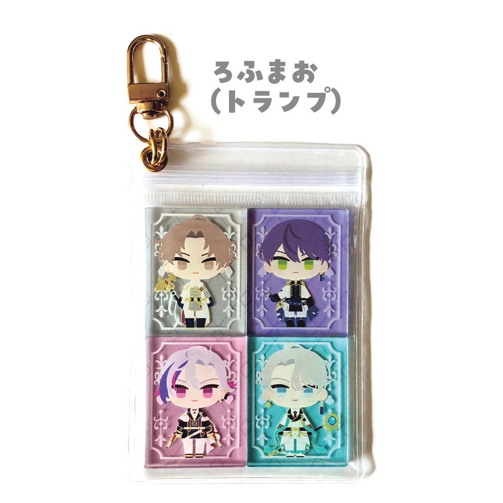 【非公式】アクリルタイルキーホルダー