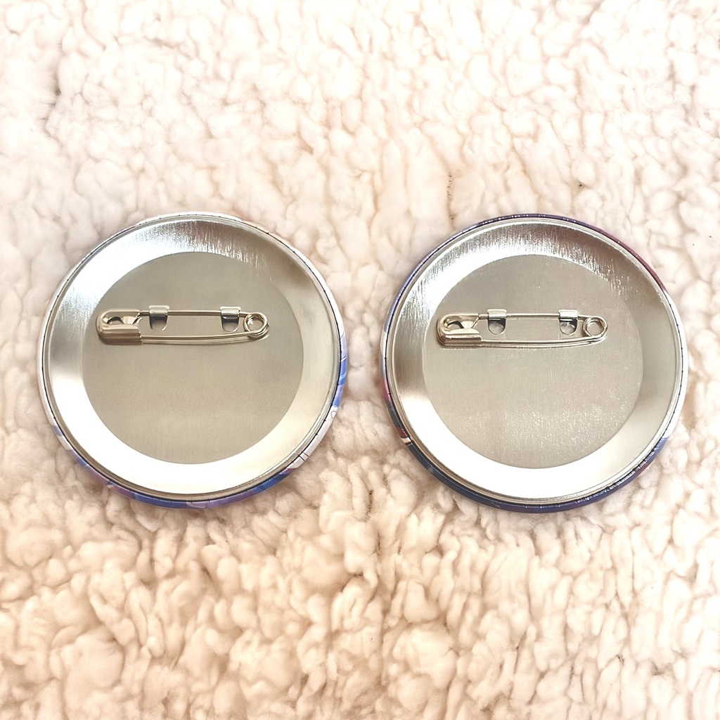 【プロセカ】57mm缶バッジ 小豆沢こはね/白石杏 烈火