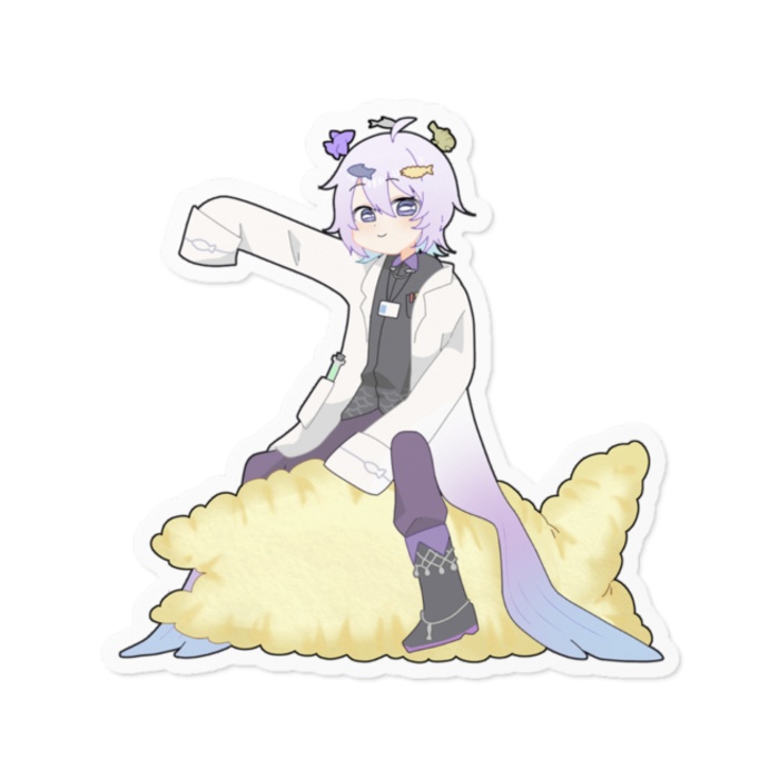 ステッカーれっつごー天くん