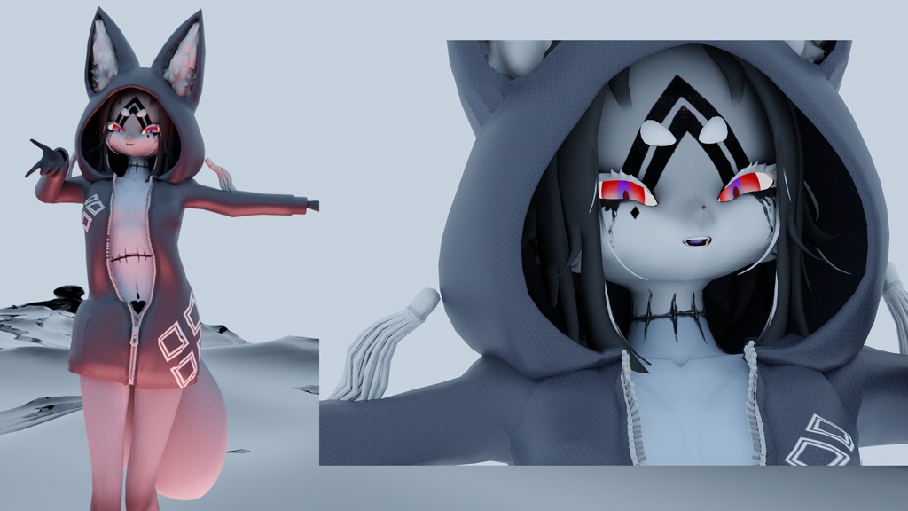 オリジナル3Dモデル「せつな」(サポート対応終了品)