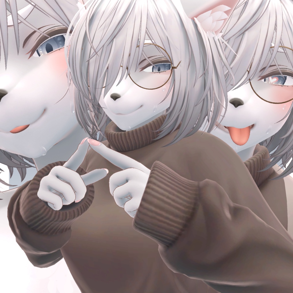 オリジナル3Dモデル「ましろ」