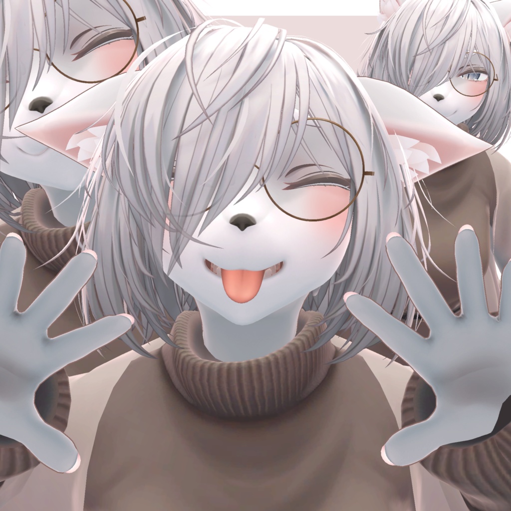 オリジナル3Dモデル「ましろ」