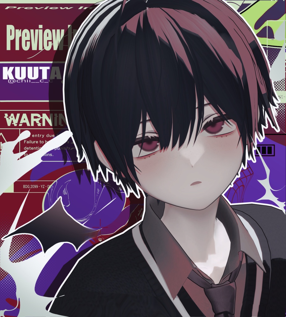 !!SALE中!!【8アバター対応】3way wolf short【VRChat】