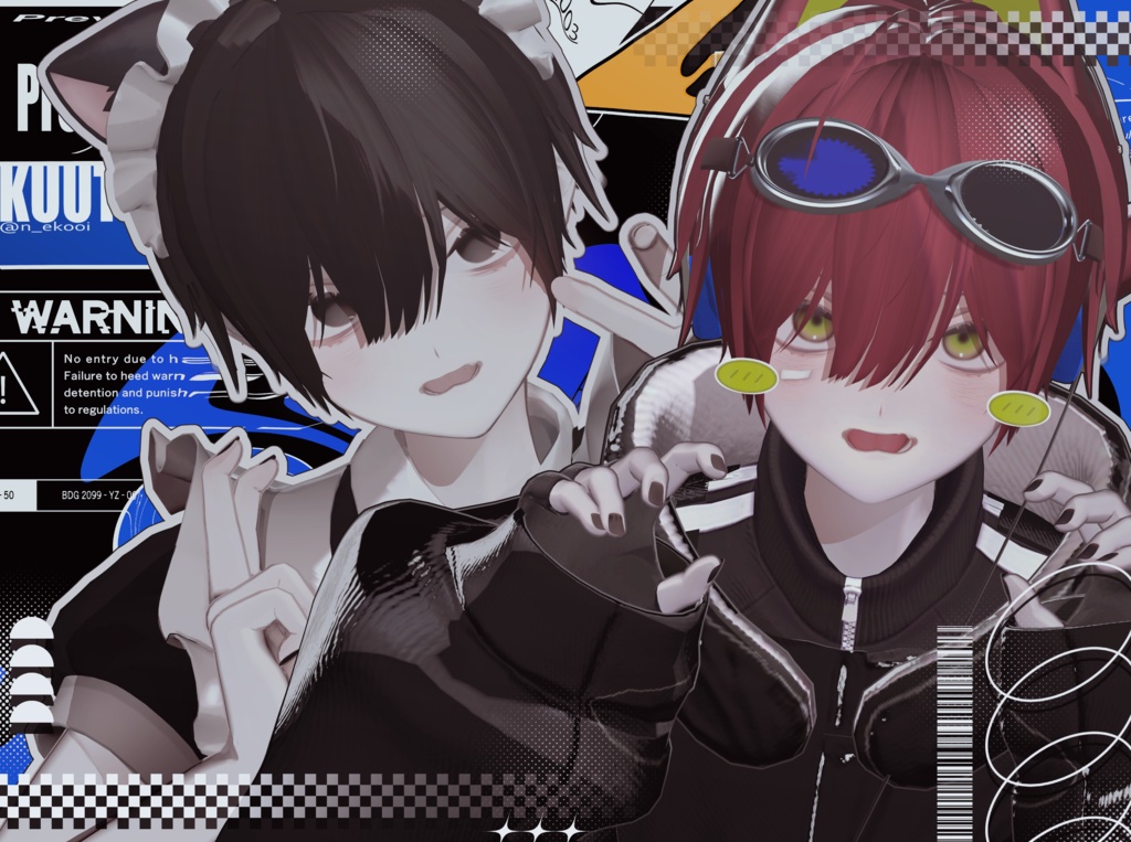 !!SALE中!!【8アバター対応】3way wolf short【VRChat】