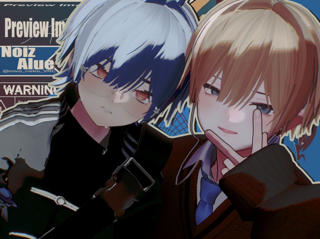 !!SALE中!!【8アバター対応】3way wolf short【VRChat】